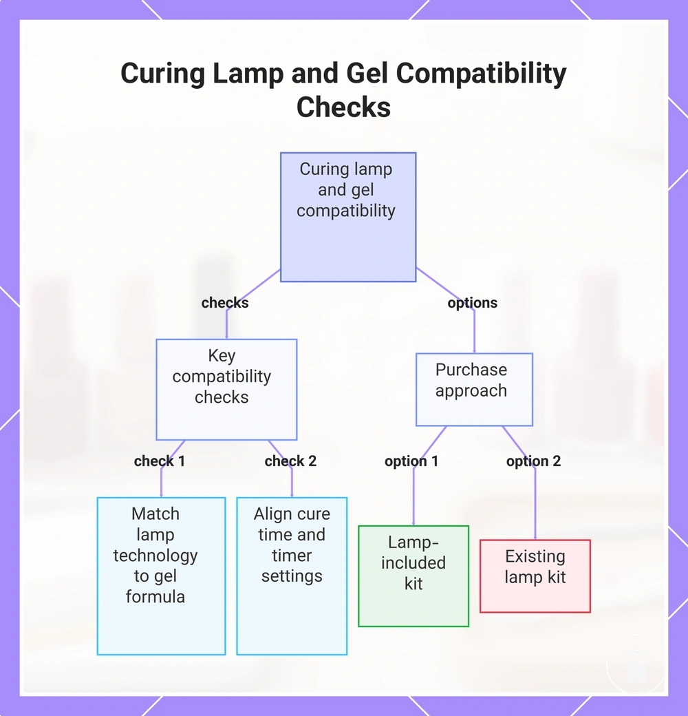 Curing Lamp and Gel Compatibility Checks
