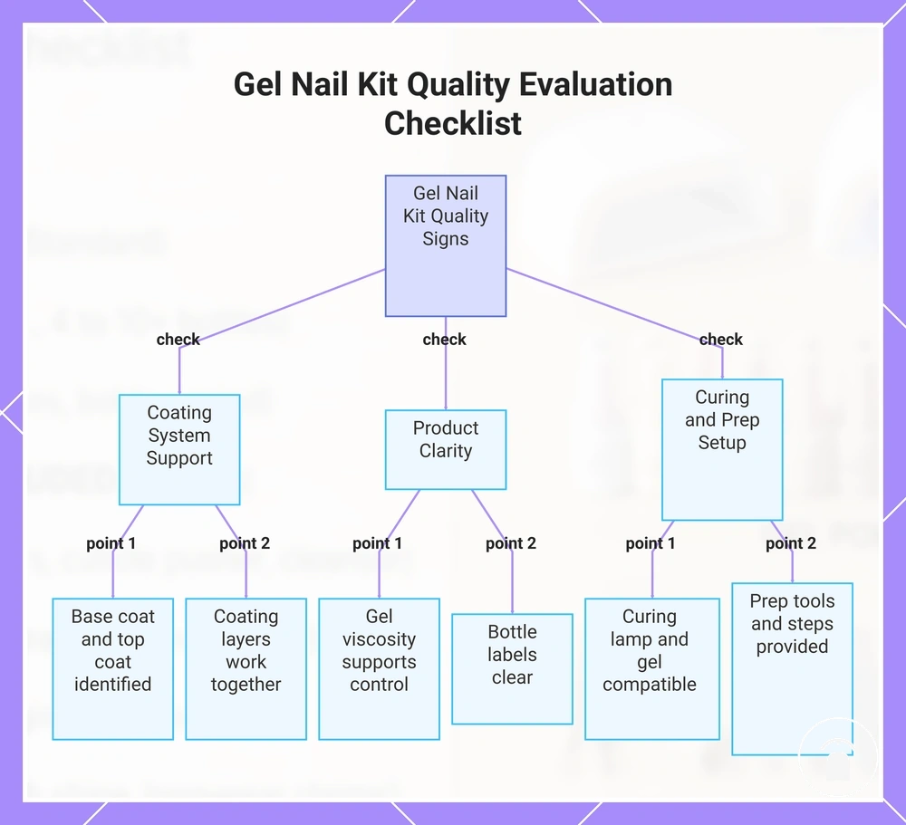 Gel Nail Kit Quality Evaluation Checklist