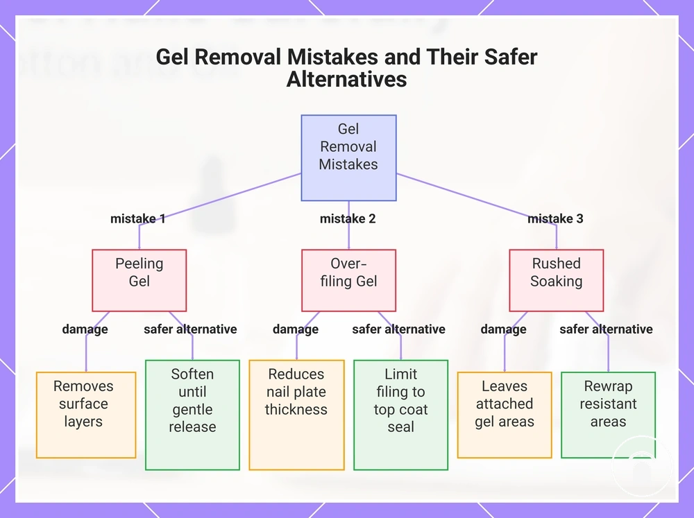 Gel Removal Mistakes and Their Safer Alternatives