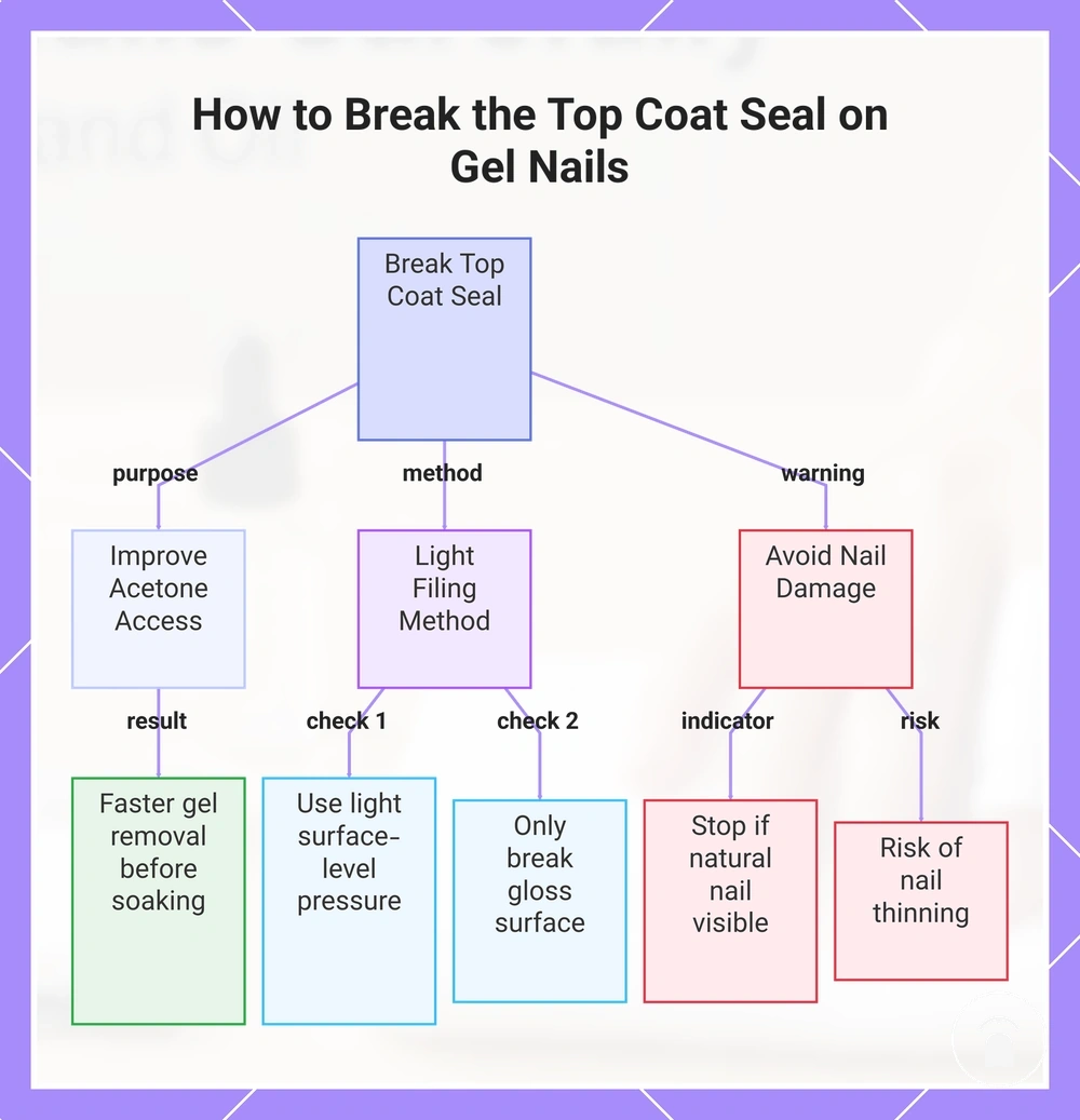 How to Break the Top Coat Seal on Gel Nails