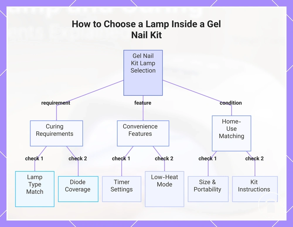 How to Choose a Lamp Inside a Gel Nail Kit