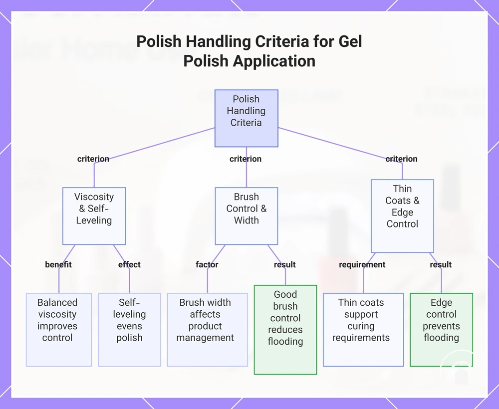 Polish Handling Criteria for Gel Polish Application