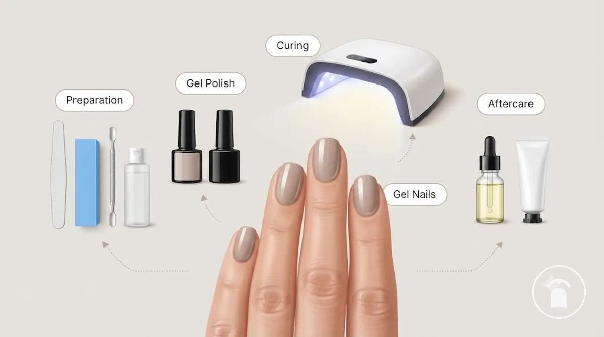 Facteurs affectant la longévité des ongles en gel, dont la préparation et le durcissement