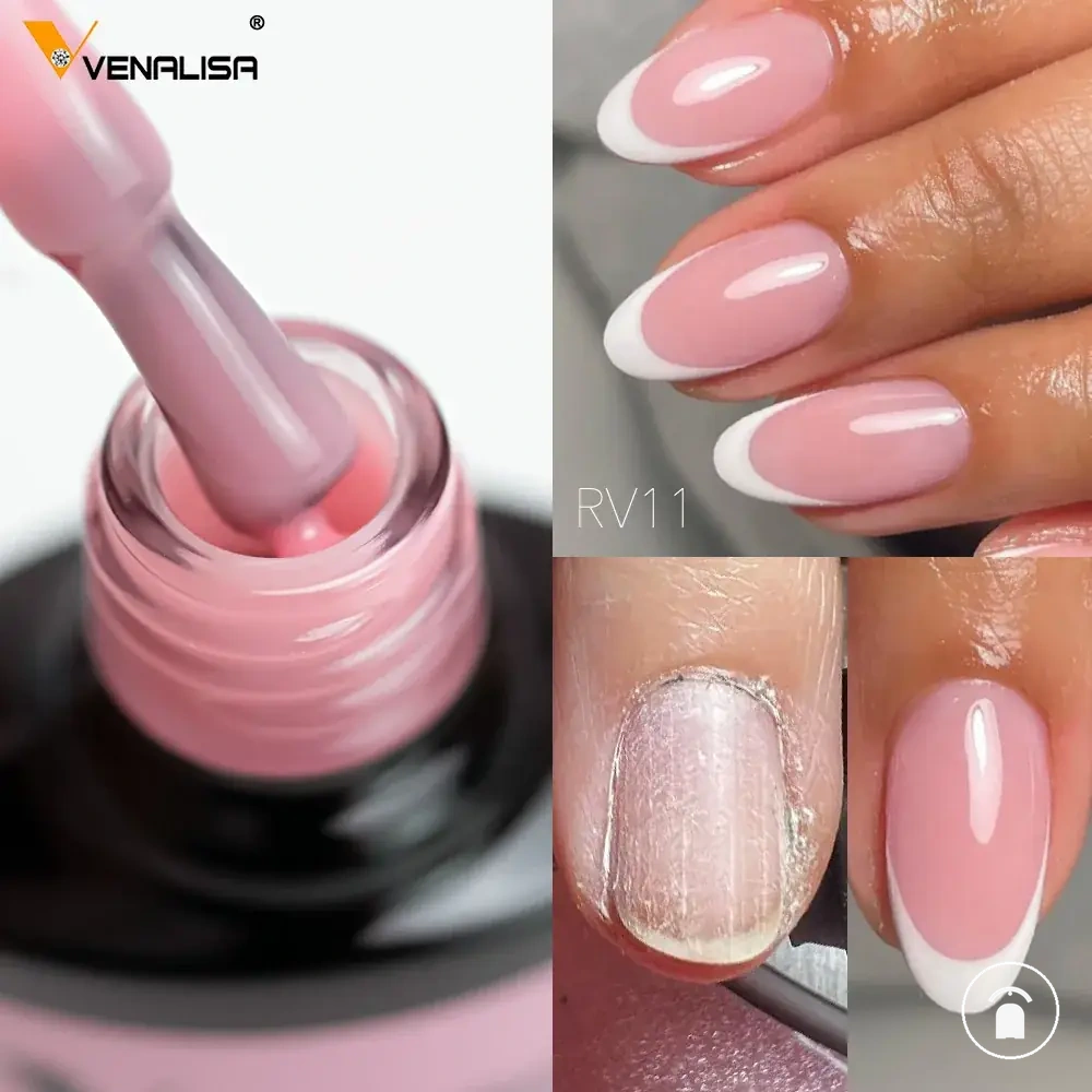 Soak-off UV LED tırnaklar için yarı şeffaf jelly rubber base coat jel oje