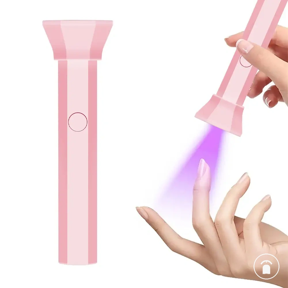Manikür sırasında jel tırnak ojesini kürlemek için mini USB UV ışık