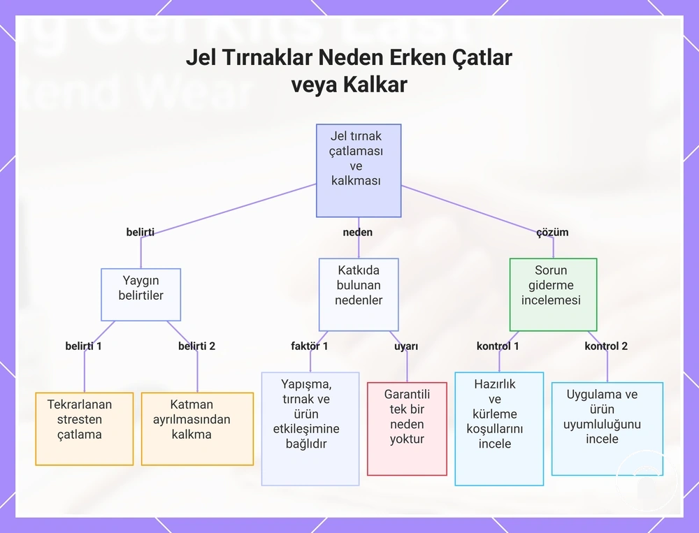 Jel Tırnaklar Neden Erken Çatlar veya Kalkar