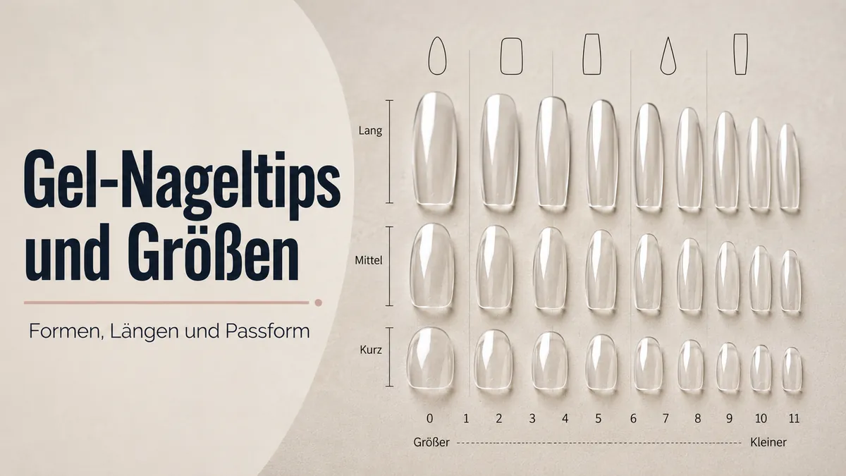 Gel-Nagelverlängerungstips in verschiedenen Formen, Längen und Größen für Sets zur Anwendung zu Hause