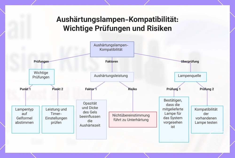 Aushärtungslampen-Kompatibilität: Wichtige Prüfungen und Risiken