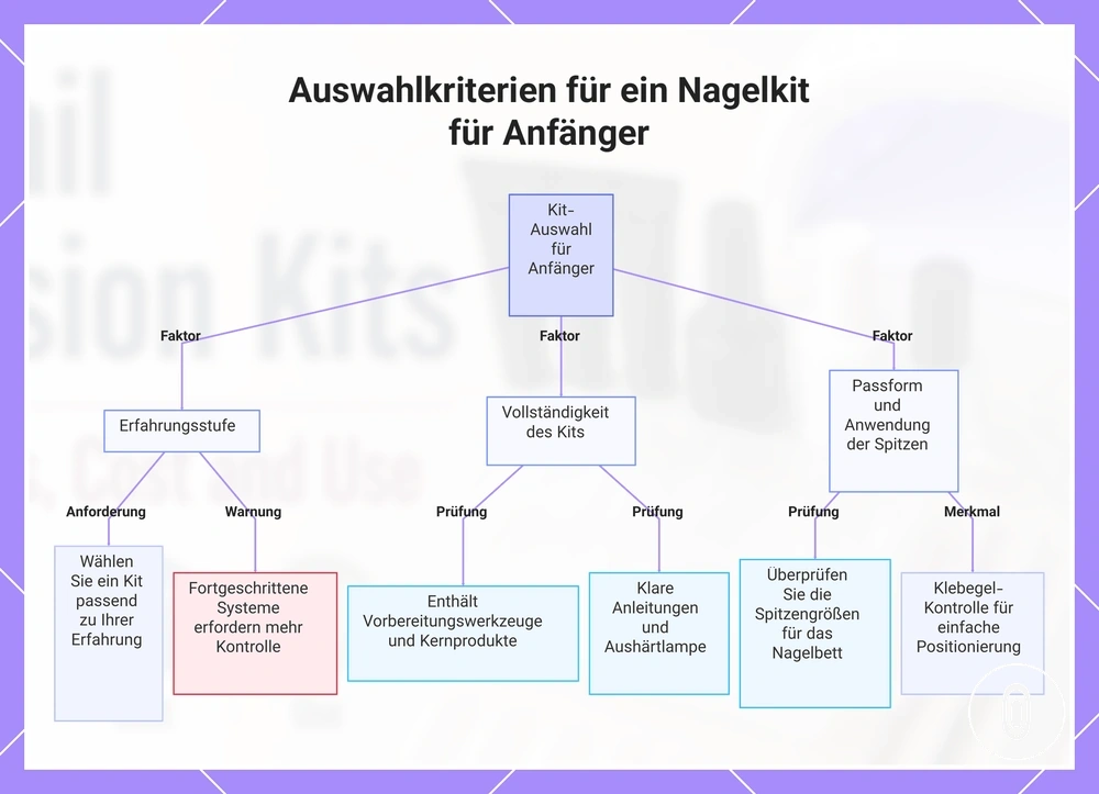 Auswahlkriterien für ein Nagelkit für Anfänger