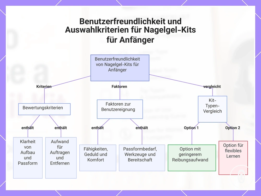 Benutzerfreundlichkeit und Auswahlkriterien für Nagelgel-Kits für Anfänger