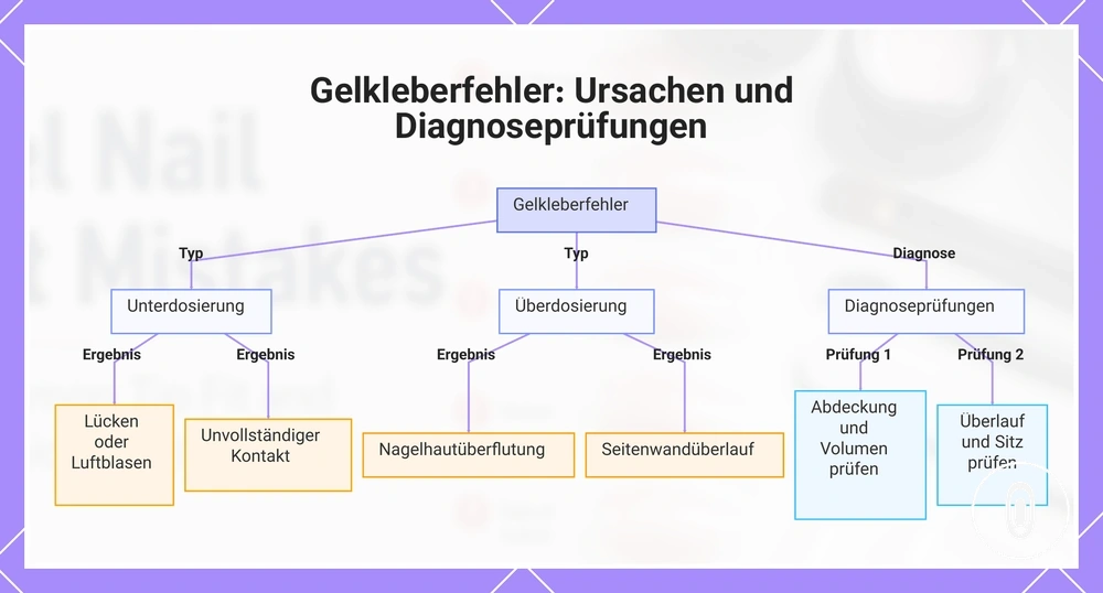 Gelkleberfehler: Ursachen und Diagnoseprüfungen