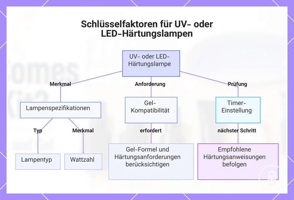 Schlüsselfaktoren für UV- oder LED-Härtungslampen