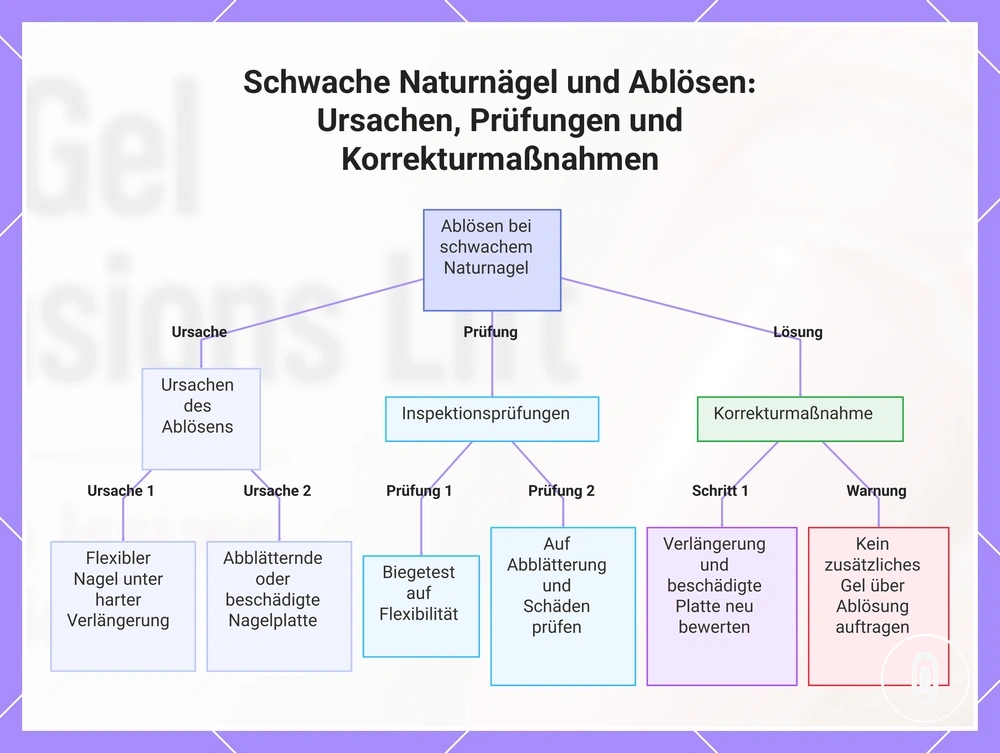 Schwache Naturnägel und Ablösen: Ursachen, Prüfungen und Korrekturmaßnahmen
