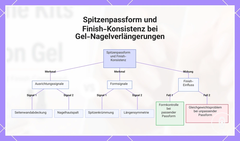 Spitzenpassform und Finish-Konsistenz bei Gel-Nagelverlängerungen