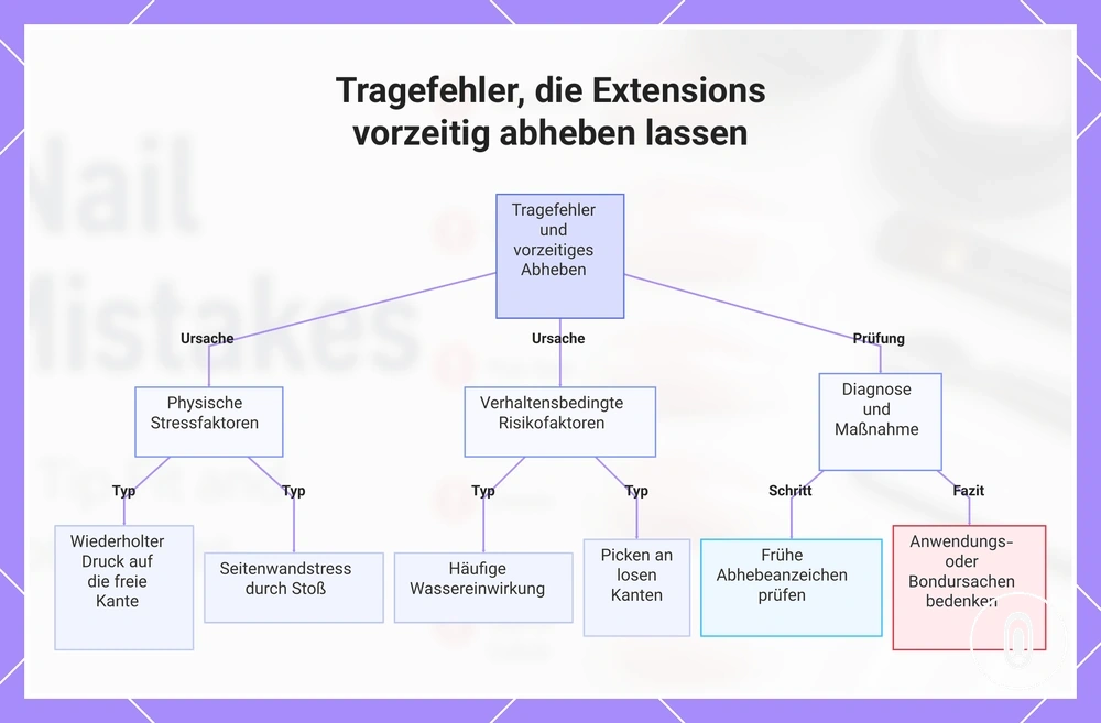 Tragefehler, die Extensions vorzeitig abheben lassen