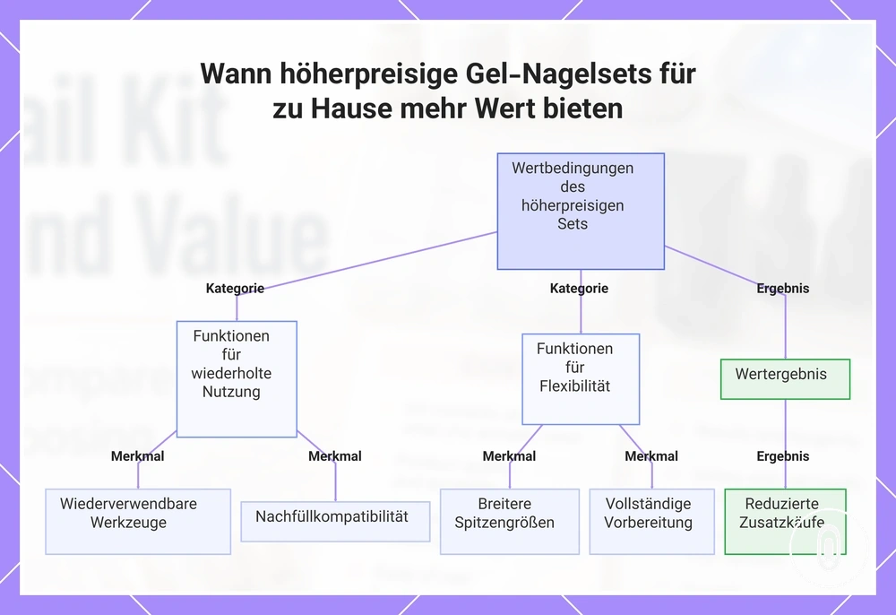 Wann höherpreisige Gel-Nagelsets für zu Hause mehr Wert bieten