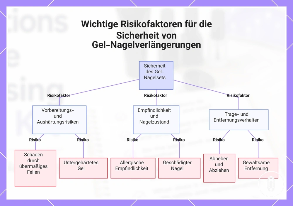 Wichtige Risikofaktoren für die Sicherheit von Gel-Nagelverlängerungen