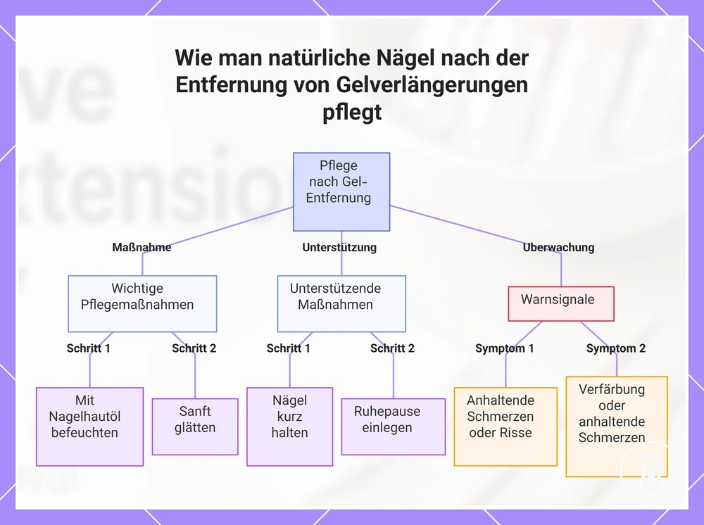 Wie man natürliche Nägel nach der Entfernung von Gelverlängerungen pflegt