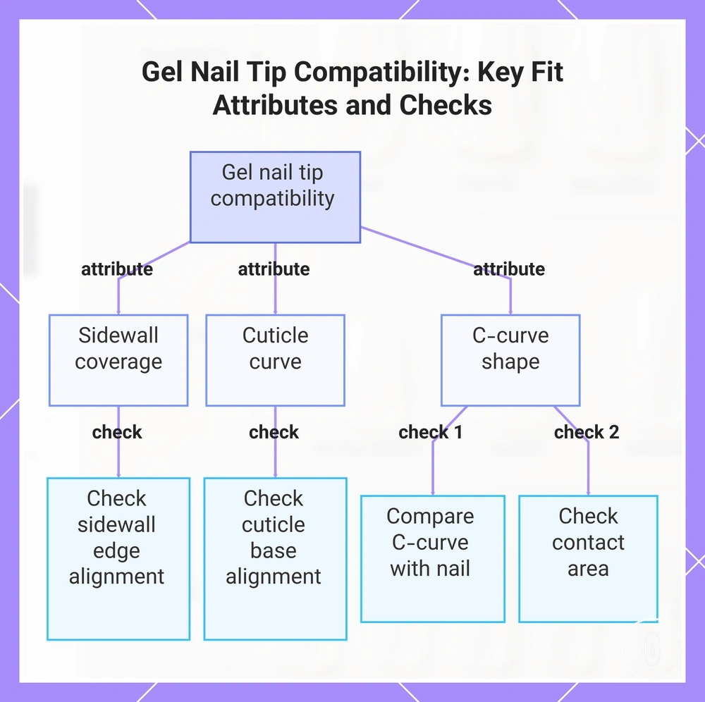 Gel Nail Tip Compatibility: Key Fit Attributes and Checks