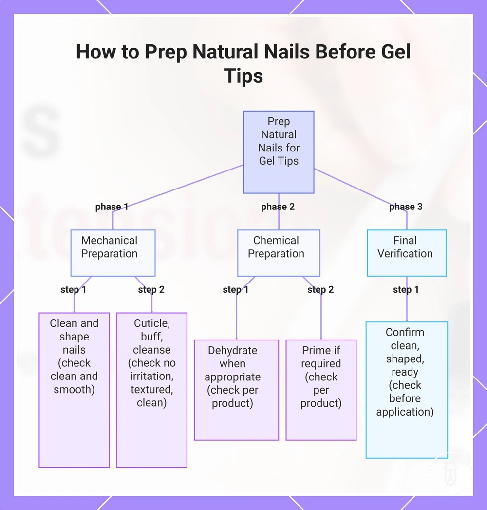 How to Prep Natural Nails Before Gel Tips
