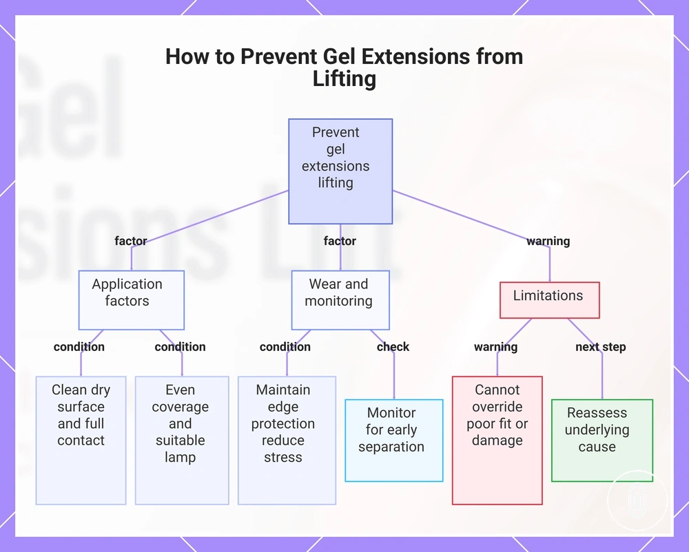 How to Prevent Gel Extensions from Lifting