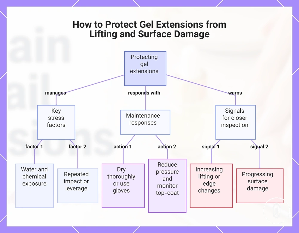How to Protect Gel Extensions from Lifting and Surface Damage