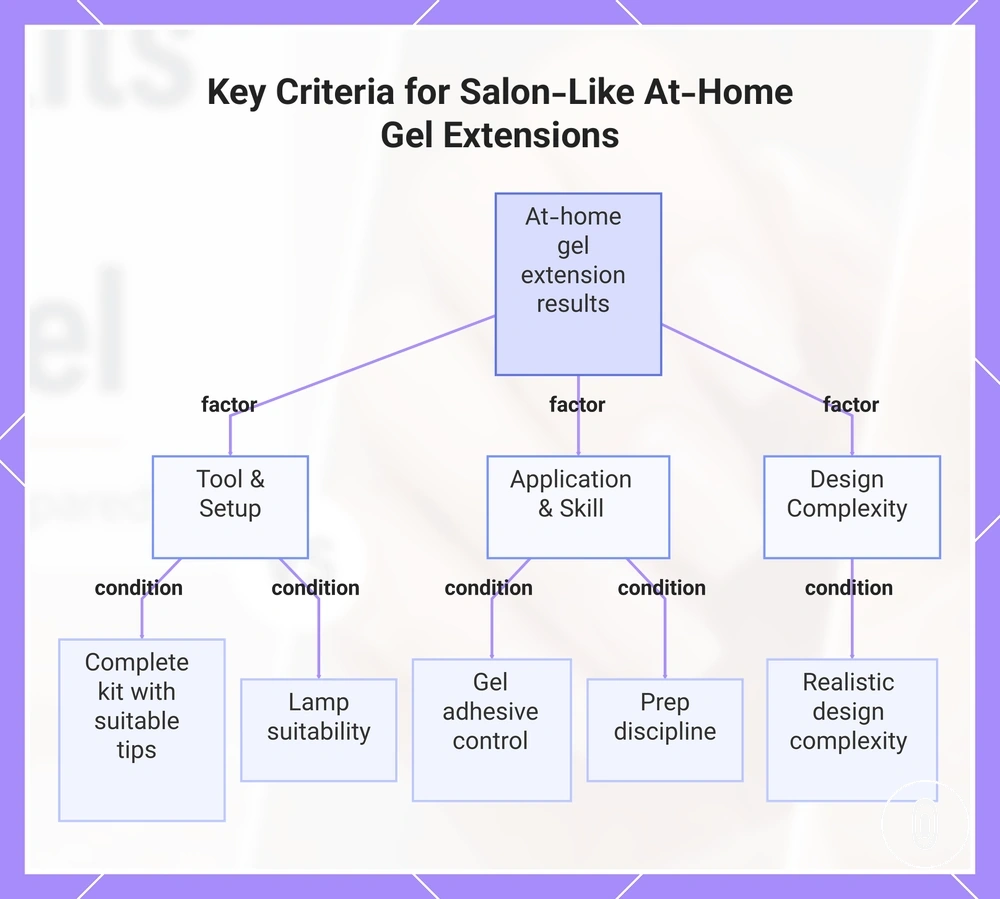 Key Criteria for Salon-Like At-Home Gel Extensions