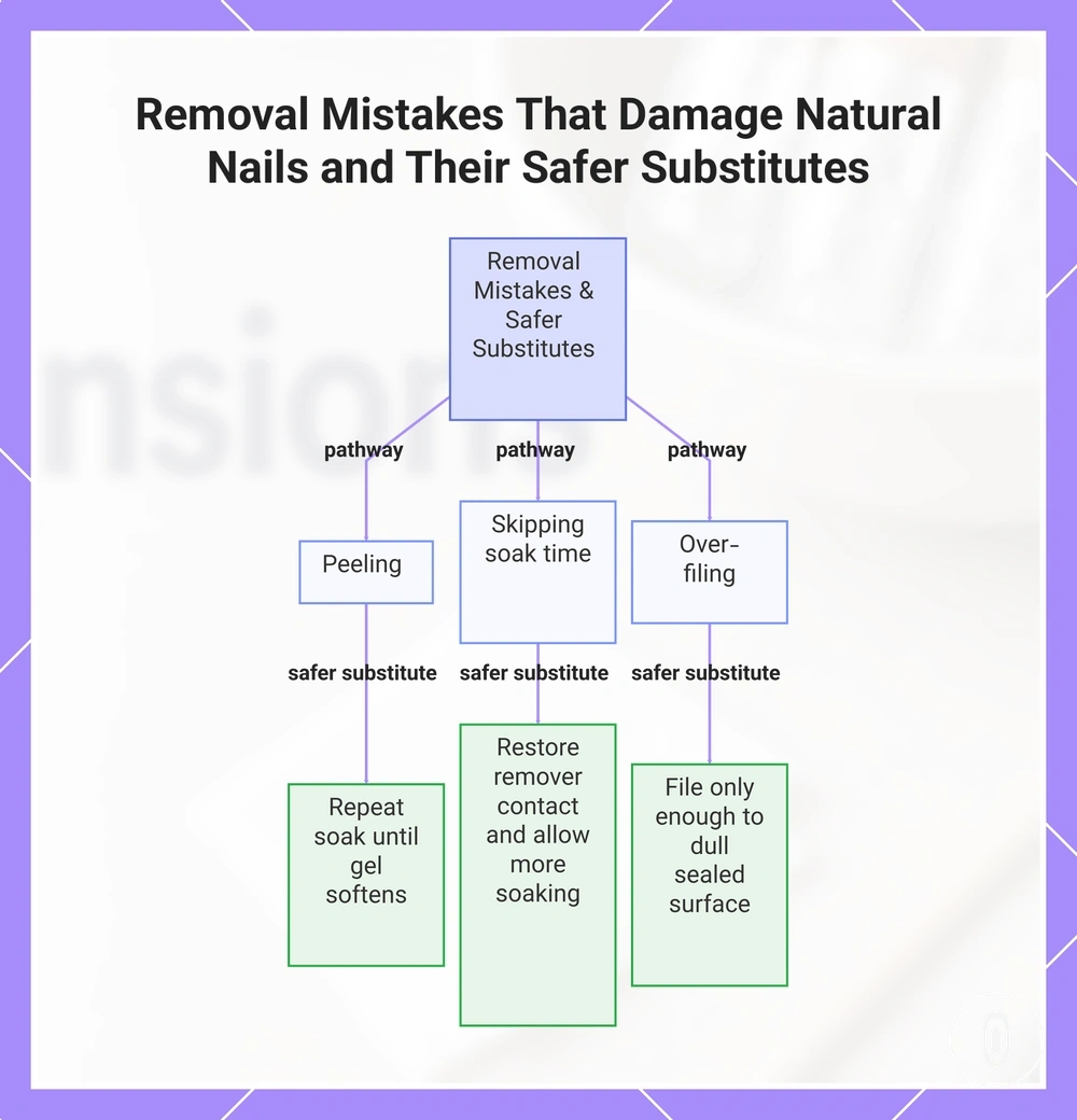 Removal Mistakes That Damage Natural Nails and Their Safer Substitutes