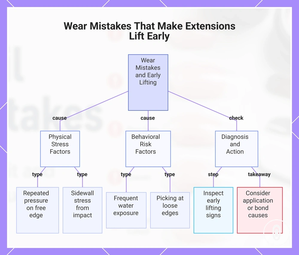 Wear Mistakes That Make Extensions Lift Early
