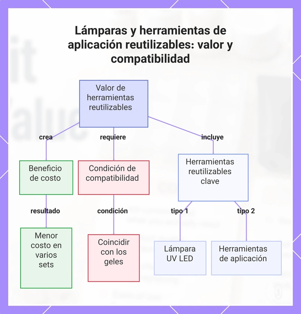 Lámparas y herramientas de aplicación reutilizables: valor y compatibilidad