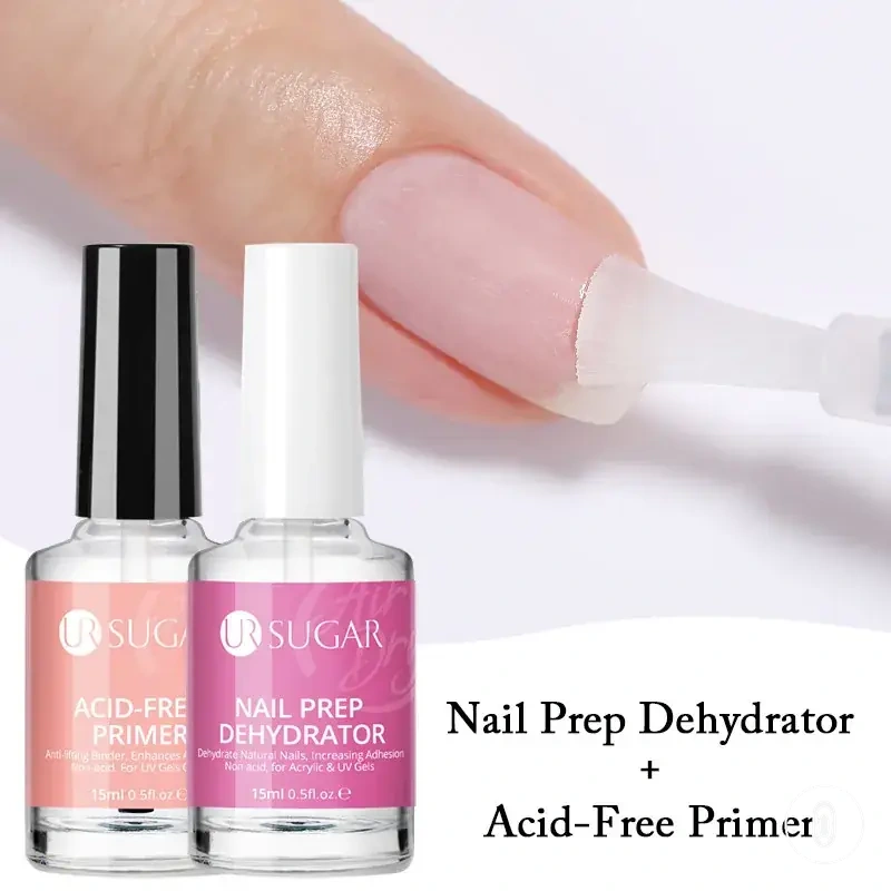 Duo de desidratador e primer para preparo de unhas acrílicas e gel UV