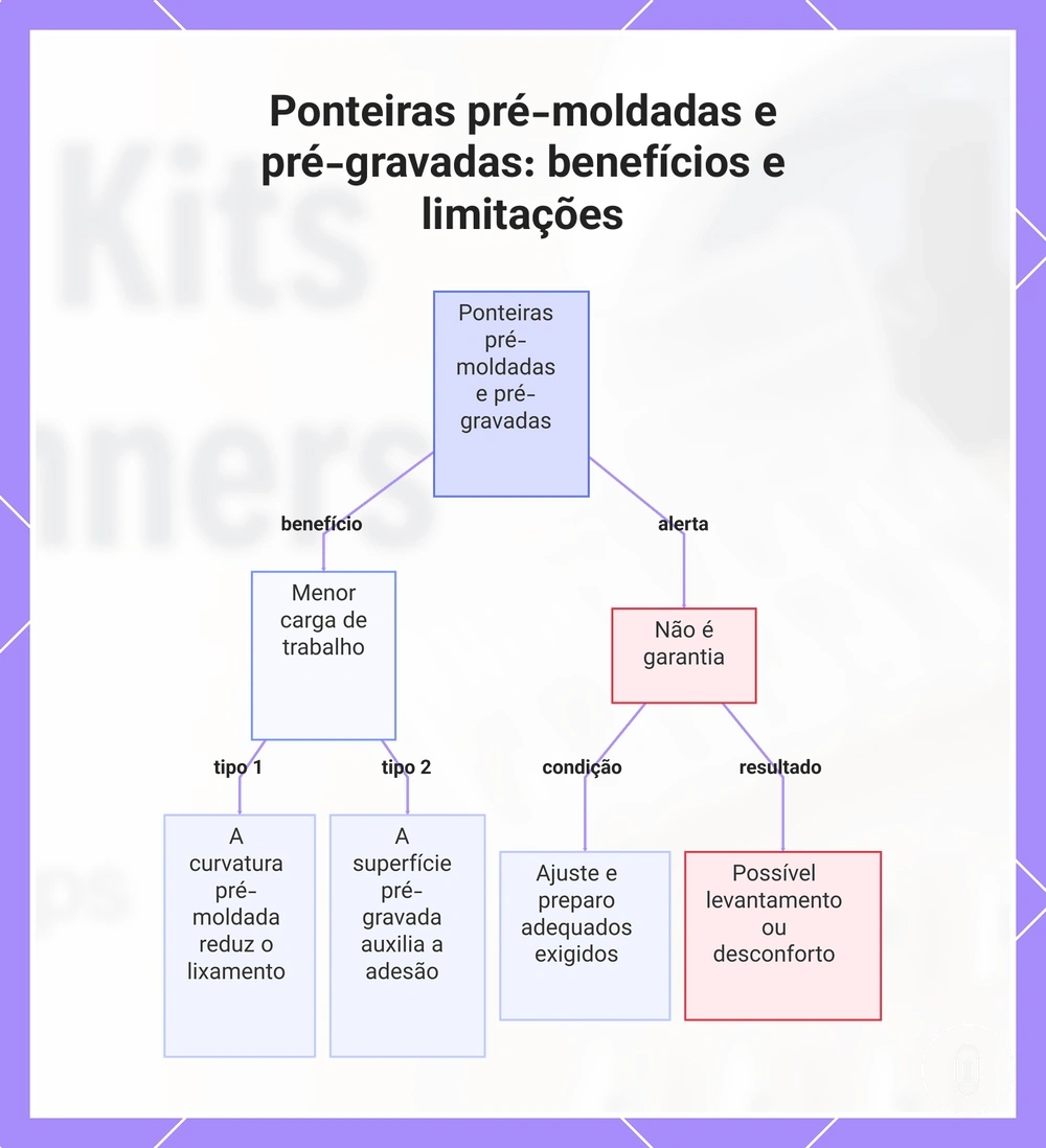 Ponteiras pré-moldadas e pré-gravadas: benefícios e limitações