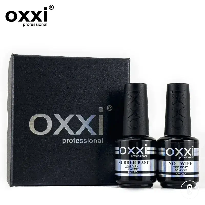 UV jel manikürler için rubber baz kat ve silme gerektirmeyen top coat seti