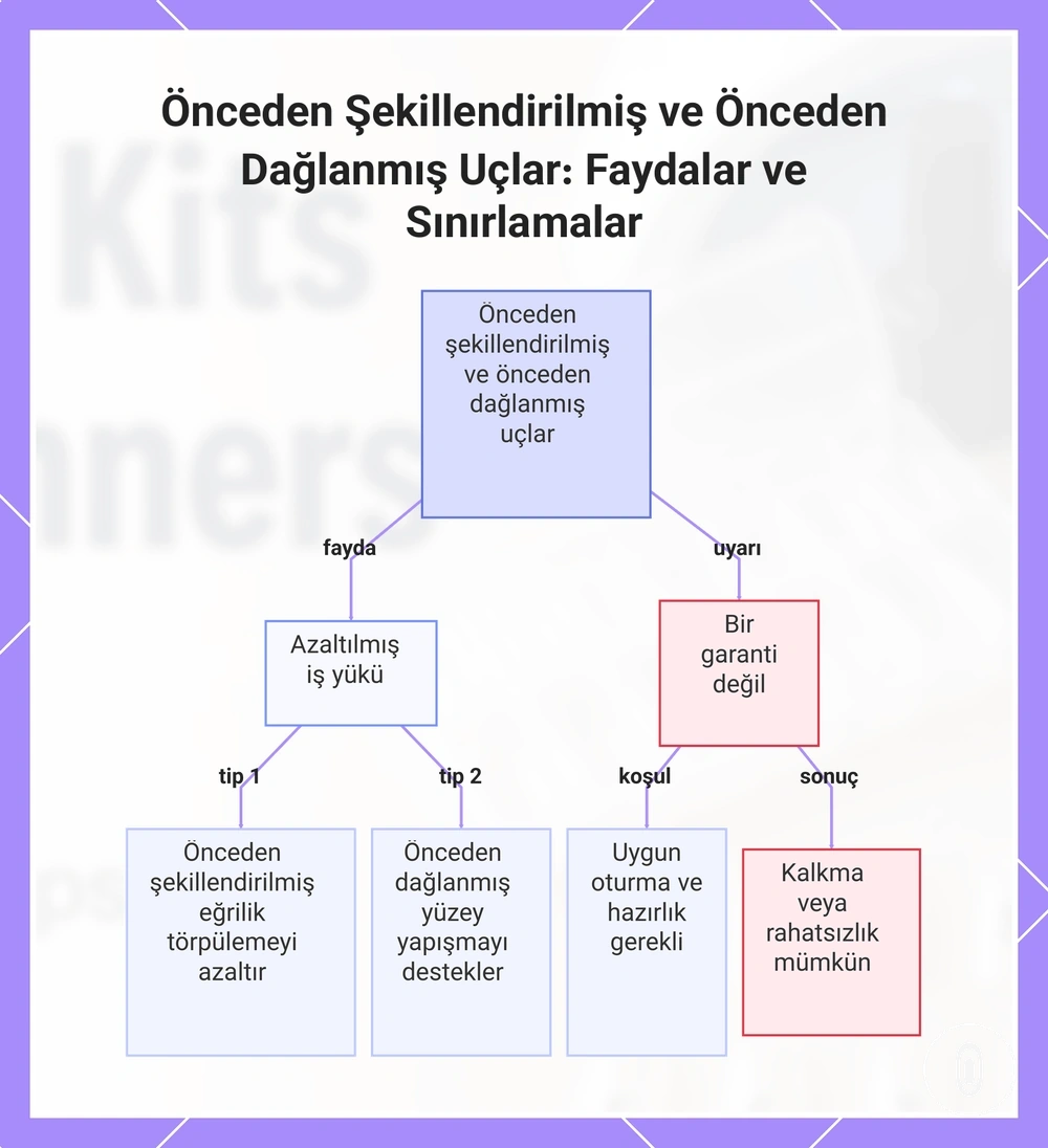 Önceden Şekillendirilmiş ve Önceden Dağlanmış Uçlar: Faydalar ve Sınırlamalar