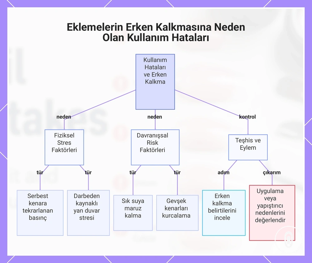 Eklemelerin Erken Kalkmasına Neden Olan Kullanım Hataları