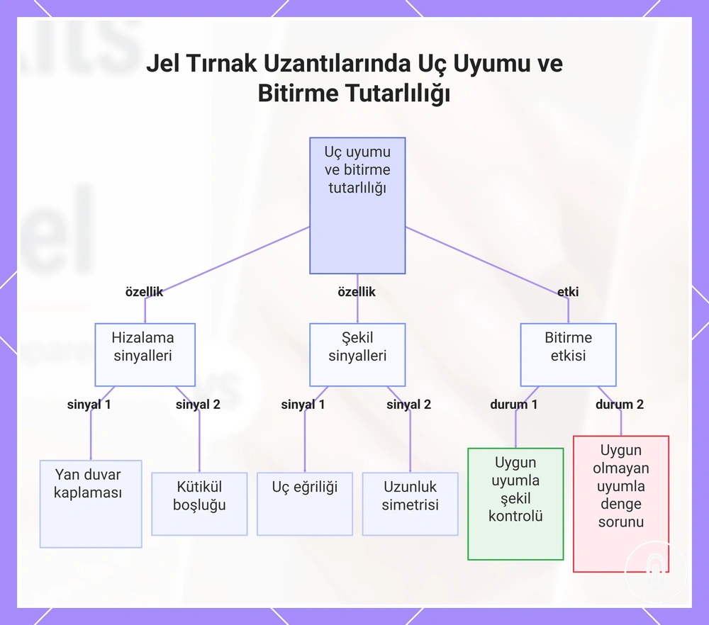 Jel Tırnak Uzantılarında Uç Uyumu ve Bitirme Tutarlılığı