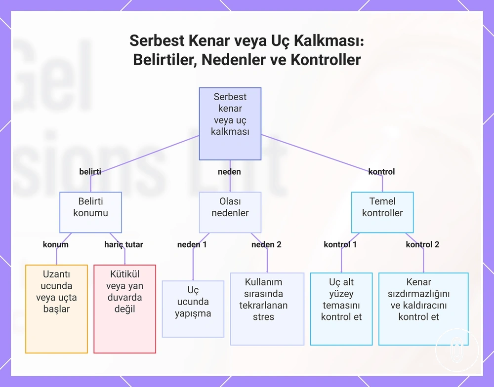 Serbest Kenar veya Uç Kalkması: Belirtiler, Nedenler ve Kontroller