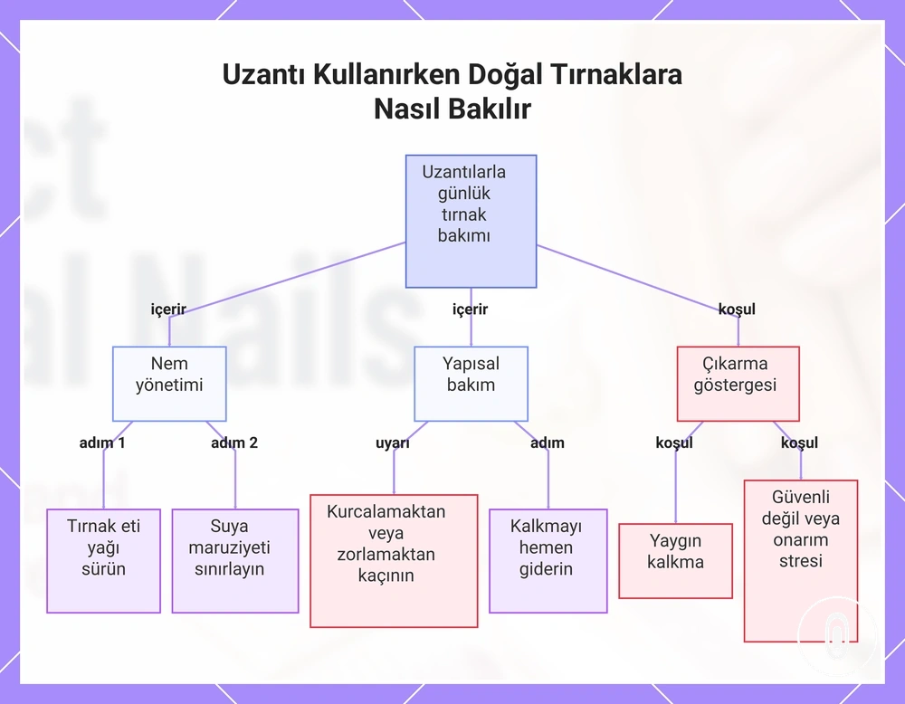 Uzantı Kullanırken Doğal Tırnaklara Nasıl Bakılır
