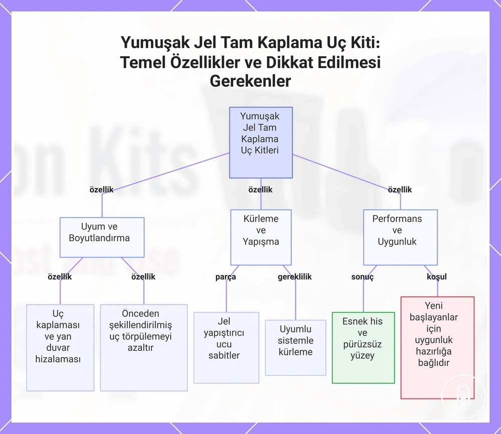 Yumuşak Jel Tam Kaplama Uç Kiti: Temel Özellikler ve Dikkat Edilmesi Gerekenler
