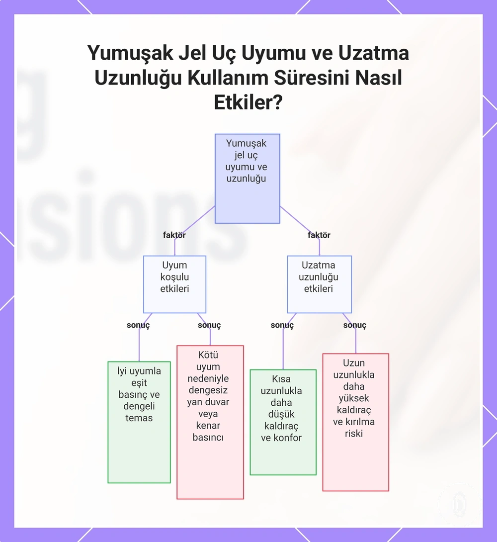 Yumuşak Jel Uç Uyumu ve Uzatma Uzunluğu Kullanım Süresini Nasıl Etkiler?